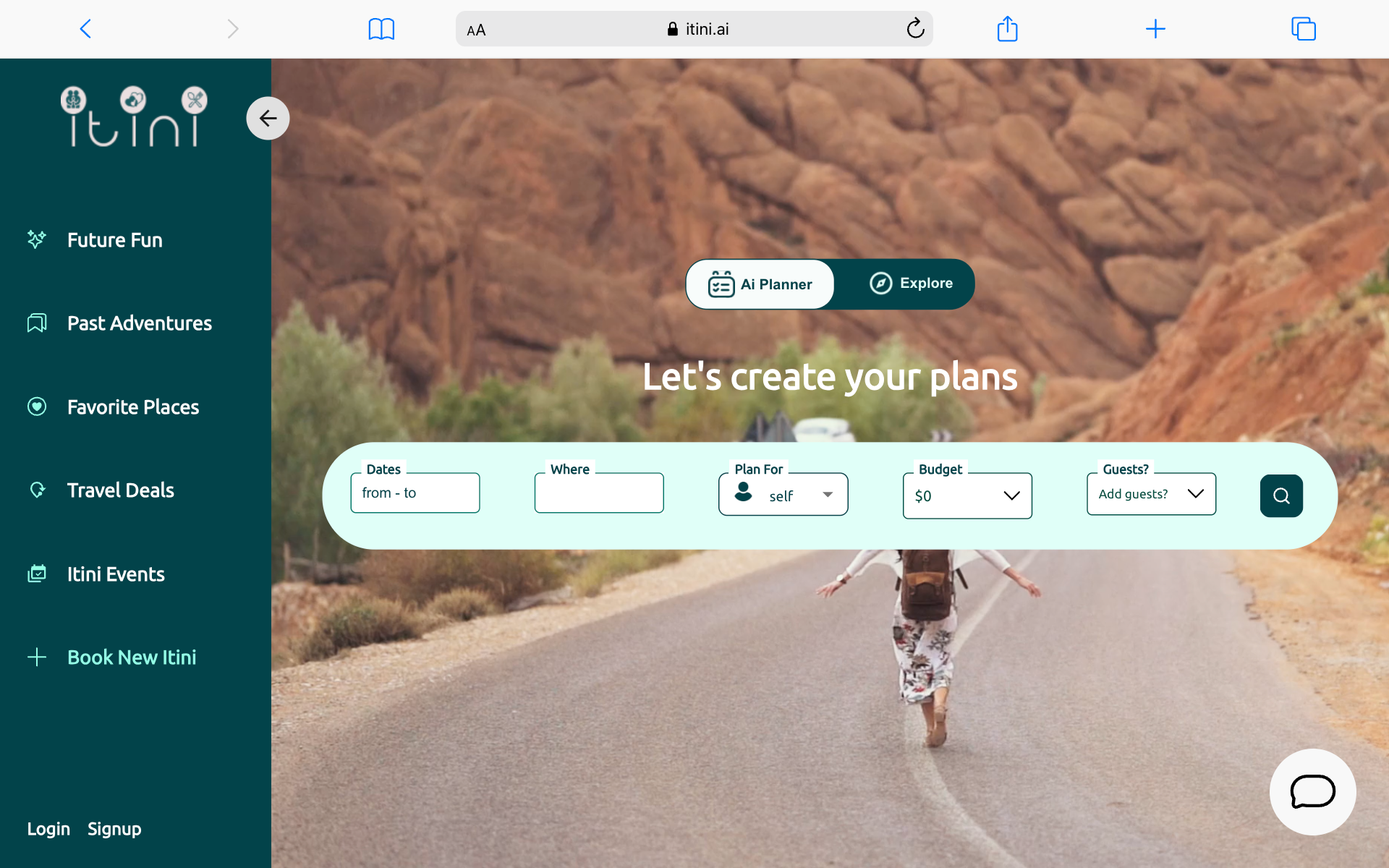 Itini.ai - AI-powered experience planner